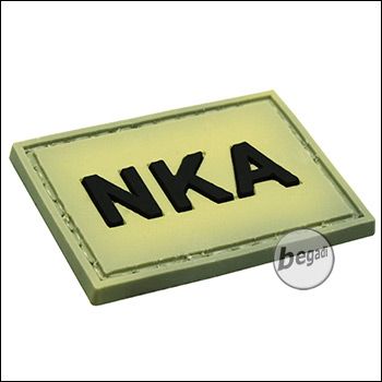 BE-X 3D Abzeichen "NKA" aus Hartgummi, mit Klett