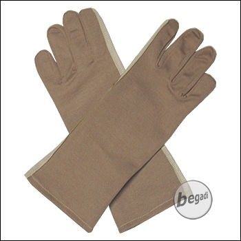 BE-X NOMEX Handschuhe, lang, TAN - Gr. XL