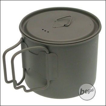 BE-X Titanium Topf mit Deckel, 500ml