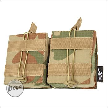 BE-X Open Mag Pouch, double, für HK417 - V2, Rip Stop - rooivalk