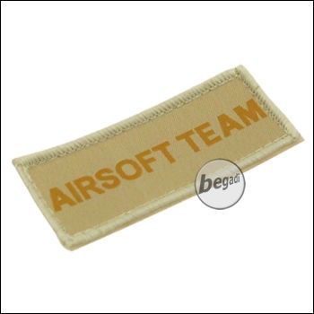 Patch "Airsoft Team", new version - TAN