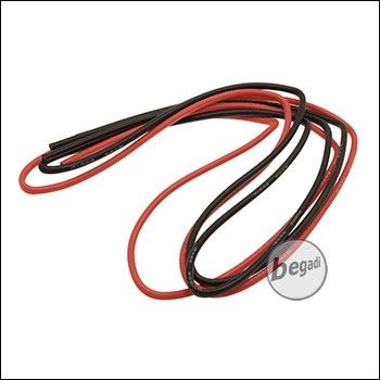 BEGADI 16AWG 1.5QMM cable set, V.1, with 2.8mm outer diameter (2x 1 meter)