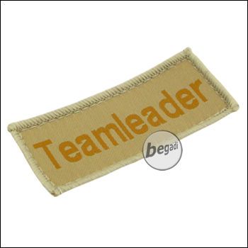 Aufnäher "Teamleader", neue Version - TAN
