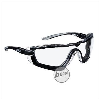 Bollé safety goggles "Cobra", w. foam &amp; temples (COBFTPSI)