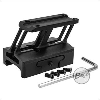 Begadi F2 Flex Mount for 1x25 Short Dot -black-