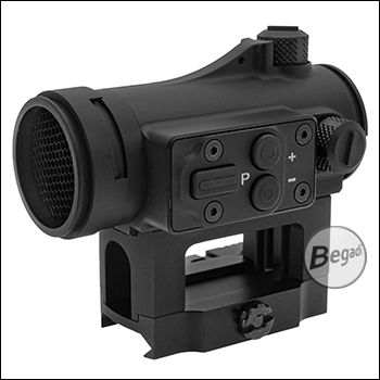 Begadi ZV-1 Mod High / Low Reddot with Quick Select, Killflash &amp; FlipUp Covers -black-