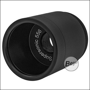 Double thread adapter (offset) for Begadi Supersonic 556 Modular Silencer (14mm CCW)