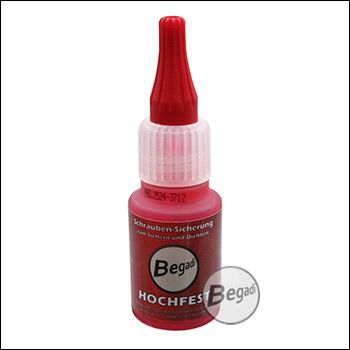 Begadi screw lock, for securing and sealing, 20g - high strength (red) - 