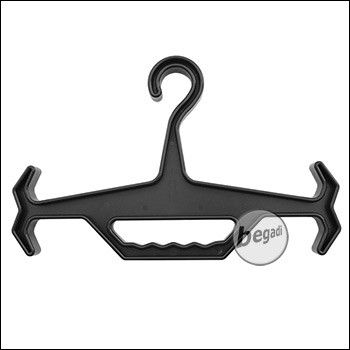 PHX Heavy Duty Clothes Hanger / Armor Hanger "Classic", made of nylon reinforced plastic -black-