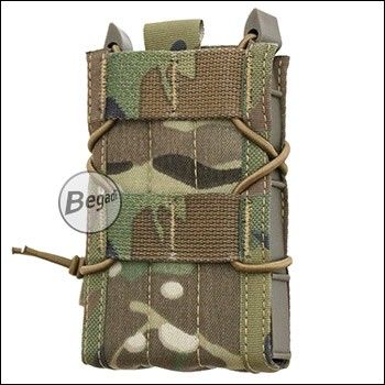 Begadi Basic Magazine Pouch / Mag Pouch for assault rifles, (M4, AK etc.) made of plastic &amp; nylon -multiterrain-