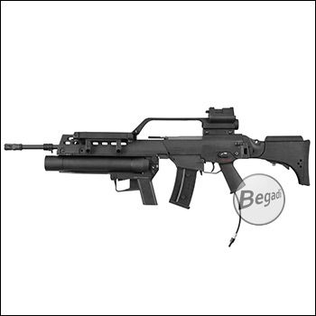 S&T ST316 inkl. Grenade Launcher mit Begadi HPA / CO2 System und PRO HopUp (frei ab 18 J.)