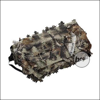 BE-X weapon camouflage net "Natural Blind© 3D", reversible - 150x80cm