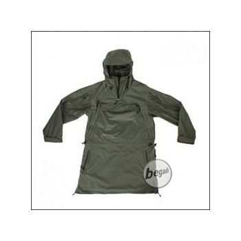 BE-X Softshell Anorak "Forest Walker", lautlos und wasserdicht, olive-GR. S