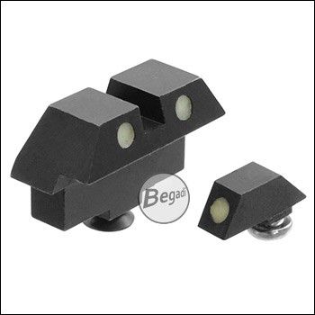 Begadi Steel Glow Sight for Marui / WE G-Series  