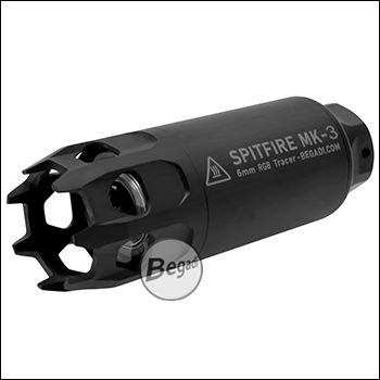 Begadi SPITFIRE MK3 RGB Tracer mit Mündungsfeuer Simulation (14mm CCW, 11mm CW) -schwarz-