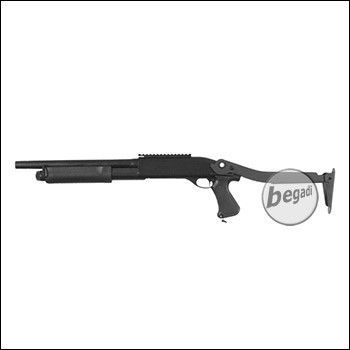 Begadi Sport Metal Shotgun -with folding stock-, Gen.2 with Toprail (18+)