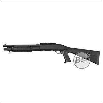 Begadi Sport Metal Shotgun -with Pistol Grip-, Gen.2 with Toprail (free from 18 y.o.)