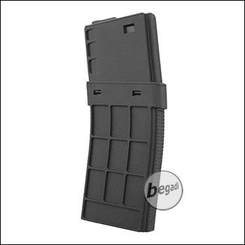 Begadi M4 / M16 "Waffle" Midcap Magazin (220 BBs) -schwarz-