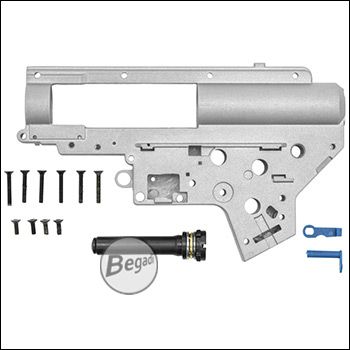 BEGADI V2 Gearbox Shell Set, reinforced version, with FSWS (incl. QD Springguide) for Begadi Sport M4 / NOVA series