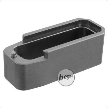 E&amp;C CNC Alu Tactical Magazine Shoe / Base Pad (Drawing Aid) for M4 / M16 Magazines -grey-