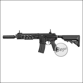 E&C SMR16 10,5" -GEN.4- Semi AEG with Begadi CORE EFCS / Mosfet & PRO HopUp & QD Silencer - black (18+)