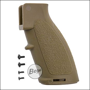 E&C Pistolengriff mit Motorhalter für SMR28 / SMR17 / SMR16 (mit Finger Tip)  -FDE / TAN-