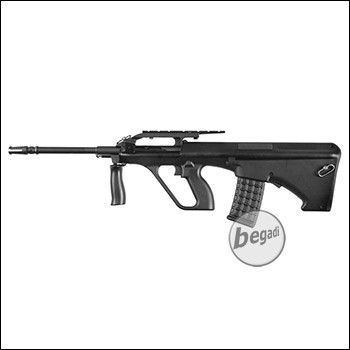 JG S77 A2 "Begadi Upgrade Gen. 2" Semi AEG with Nylon Stock, Mamba Motor, Pro HopUp and Begadi CORE EFCS / Mosfet -black- (18+)