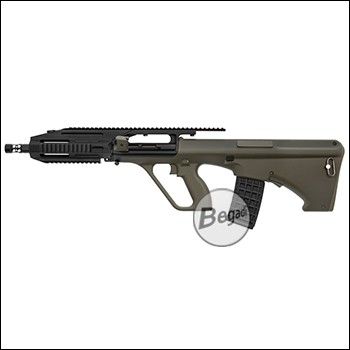 JG S77 A3 "Begadi Upgrade Gen. 2" Semi AEG with Nylon Stock, Mamba Motor, Pro HopUp and Begadi CORE EFCS / Mosfet -olive- (18+)