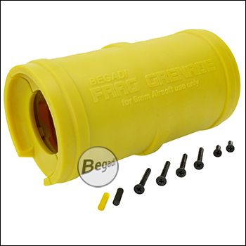 Interchangeable sleeve for Begadi Frag Grenade "Standard Capacity", 140 BBs -yellow-