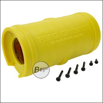 Wechselhülle für Begadi Frag Grenade "Standard Capacity", 140 BBs -gelb-