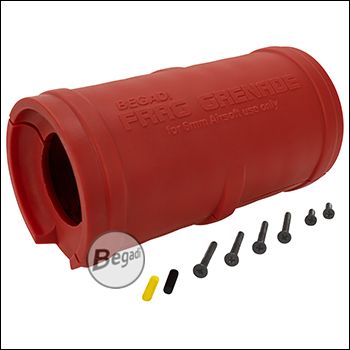 Replacement sleeve for Begadi Frag Grenade "Standard Capacity", 140 BBs -red-
