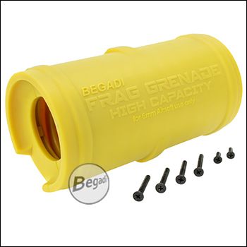 Wechselhülle für Begadi Frag Grenade "High Capacity", 180 BBs -gelb-
