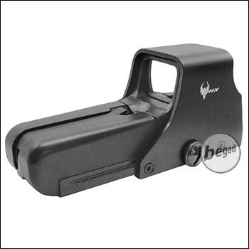 PHX 552 Style Red Dot Sight (red &amp; green - 10 levels) - black