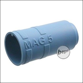 Begadi PRO 60° "MAG5" AEG R-Hop Bucking / Rubber (Air Sealed, for approx. 5mm barrel window) -blue-