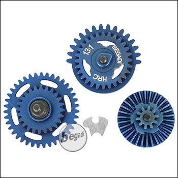 Begadi HRC 13:1 High Speed Gearset (gehärtet) - Titanium Blue