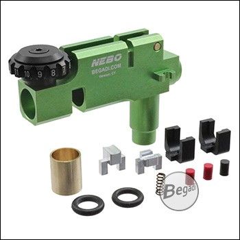 Begadi PRO NEBO CNC AK Rotary HopUp Unit "CY", suitable for Begadi Sport, Cyma, Arcturus, LCT &amp; Lonex -green-