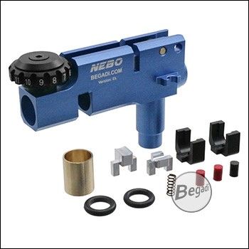 Begadi PRO NEBO CNC AK Rotary HopUp Unit "EL", passend für E&amp;L &amp; Arcturus -blau-