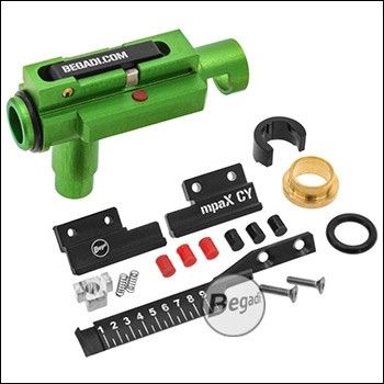 Begadi PRO mpaX - CNC Alu HopUp Unit for Begadi Sport MOD 5, Cyma MP5, CM.041 series