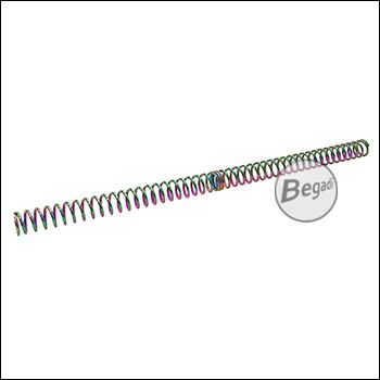 Begadi PRO - M160 - Non Linear Tuning Spring for Silverback SRS, Modify MOD 24, SSG24, VSR, L96 - Laser Marked &amp; Iridescent