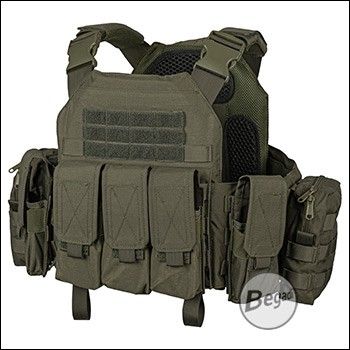 Begadi Value plate carrier "Version 2" (set including SAPI dummies), olive - size M