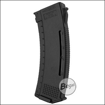 Arcturus AK Plastic Midcap Magazine, with Viewing Window &amp; Adjustable Capacity (30 / 135 BBs)