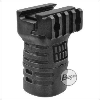 DLG Vertical Fore Grip / Frontgriff für 21mm Rails inkl. optinaler Zusatzrail (Nylon Fiber) -7cm / kurz-