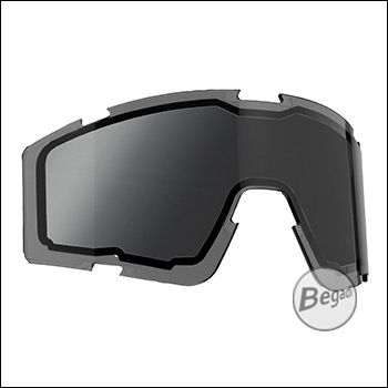 Double Lens Ersatzglas, Standard - Erweiterung & Ersatz für Begadi Schutzbrille CP1 - smoke