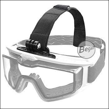 Action Cam Halterung, inkl. Kopfband & Schrauben, für Begadi Schutzbrille CP1