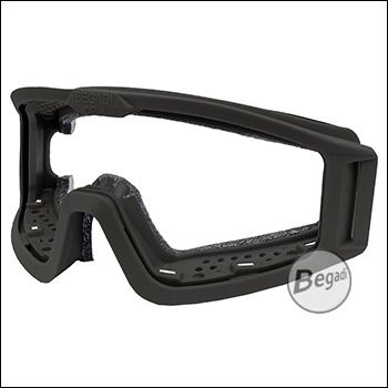 Replacement spectacle frame incl. magnets & EVA foam padding, for Begadi safety spectacles CP1 - black