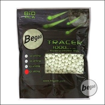 1.000 BEGADI BIO TRACER BBs 6mm 0,30g -grün-