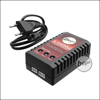 Begadi Li-Ion / Li-Po Compact Charger -rot-