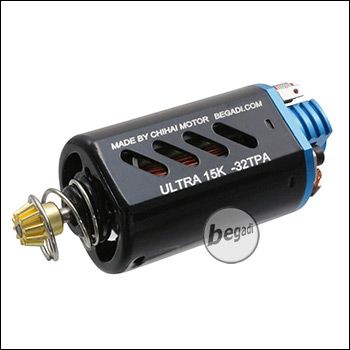Begadi Ultra 15K - 32 TPA Neodym Ultra High Torque Motor, blau -kurz-