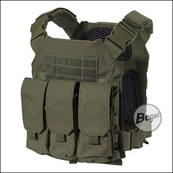 Begadi Plate Carrier "LIGHTWEIGHT" (Set including SAPI dummies), olive - size M