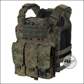 Begadi Plate Carrier "UNIVERSAL" (Set inklusive SAPI Dummys), flecktarn - Größe M